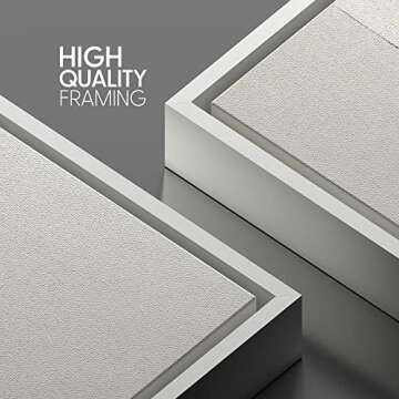 SIGNWIN Framed Canvas Print Wall Art White Watercolor Pastel Landscape Abstract Shapes Illustrations Modern Art Decorative Contemporary Chic Minimal for Living Room, Bedroom, Office - 24"x36" White