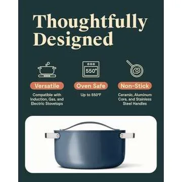 Caraway Nonstick Dutch Oven - Safe & Versatile Culinary Essential
