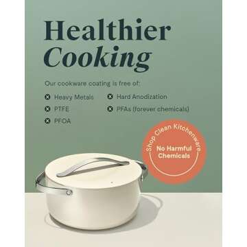 Caraway Nonstick Dutch Oven - Safe & Versatile Culinary Essential