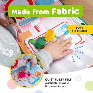 deMoca Montessori Busy Book: Engaging Toddler Activity