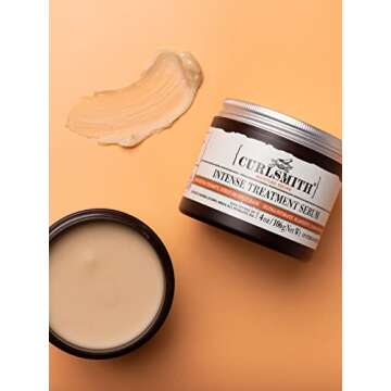 CURLSMITH - Intense Treatment Serum - Vegan Hair Butter for Curly and Coily Hair (4oz)
