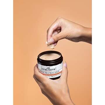 CURLSMITH - Intense Treatment Serum - Vegan Hair Butter for Curly and Coily Hair (4oz)
