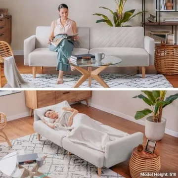 mopio Futon Sofa Bed - Stylish and Versatile Living Solution