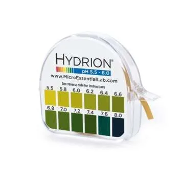 HYDRION pH 15 Foot Roll with Chart and Dispenser 5.5-8.0 pH Range