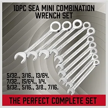 Premium Midget Wrench Set Metric & SAE 22-Piece