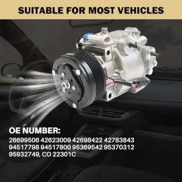 Aspligo AC Compressor for Chevrolet Sonic & Buick Encore