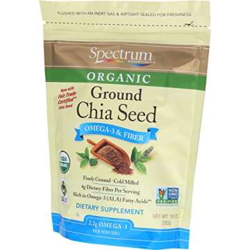 Spectrum Essentials Organic Ground Chia Seed, 10 Oz