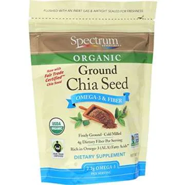 Spectrum Essentials Organic Ground Chia Seed - Nutrient Rich