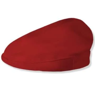 SANGTREE Boys' Clothes Set, 3PCS Gentleman Outfits for Boy of Dress Shirt with Bow Tie + Newsboy Hat + Suspender Pants Sets Kid, Hat - Plaid Red, 12-18 Months = Tag 80