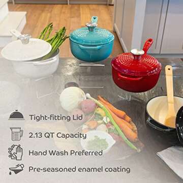 Segretto Small Sauce Pan with Lid - Versatile Cookware