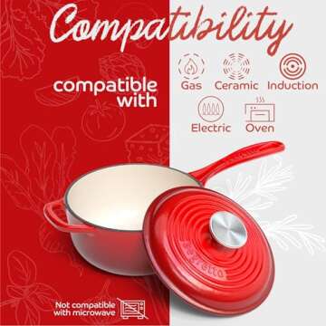 Segretto Small Sauce Pan with Lid - Versatile Cookware