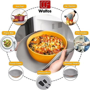 Heat Resistant Silicone Microwave Mats - Walfos