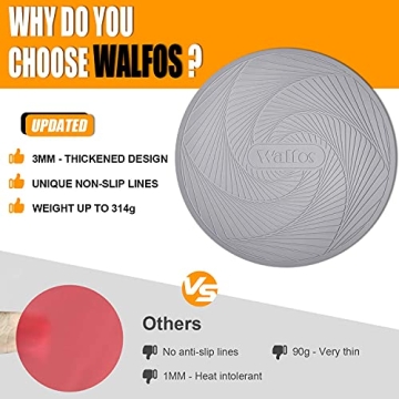 Heat Resistant Silicone Microwave Mats - Walfos