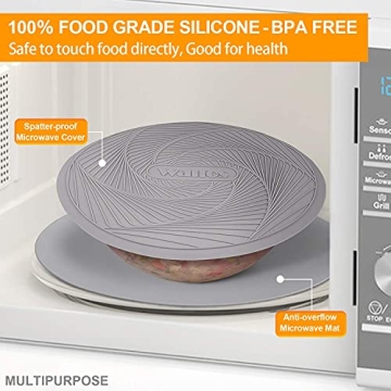 Heat Resistant Silicone Microwave Mats - Walfos