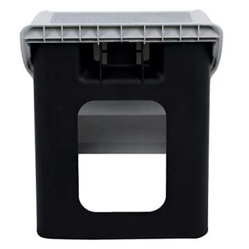 TRIXIE 3 Step Pet Stairs, Lightweight and Collapsible, Easy to Store, Non-Slip Treads, Gray