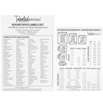 14 Pcs Talented Kitchen Spice Jars Set with 269 Spice Labels, Empty Square Spice Bottles Containers 4 oz with Pour/Sift Shaker Lid, Spice Organization, and Storage