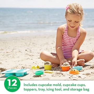 Melissa & Doug Sunny Patch Sand Cupcake Play Set for Kids
