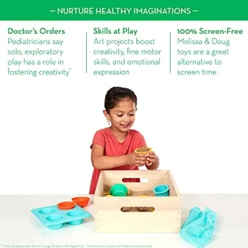 Melissa & Doug Sunny Patch Sand Cupcake Play Set for Kids