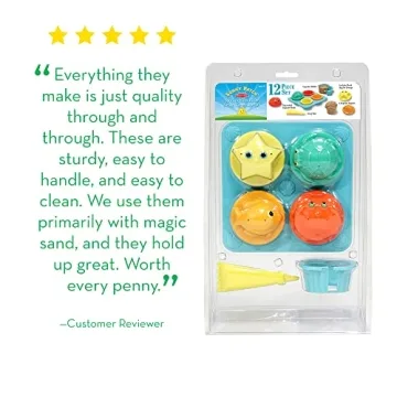 Melissa & Doug Sunny Patch Sand Cupcake Play Set for Kids
