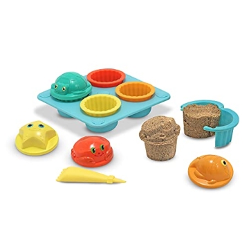 Melissa & Doug Sunny Patch Sand Cupcake Play Set for Kids