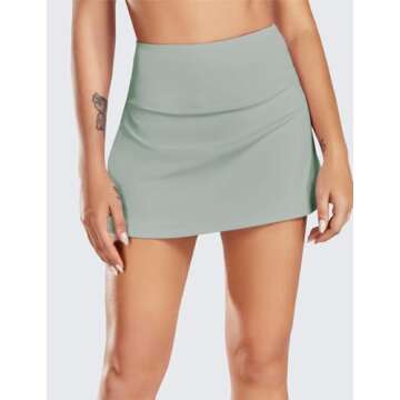 BALEAF Women's 13" Tennis Skirts Golf Skort High Waisted Athletic Pleated Pockets Linner Running Sports Workout Casual