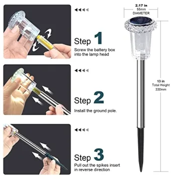 Brighten Your Yard with LIANGLOME Solar Pathway Lights