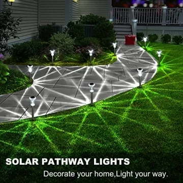 Brighten Your Yard with LIANGLOME Solar Pathway Lights
