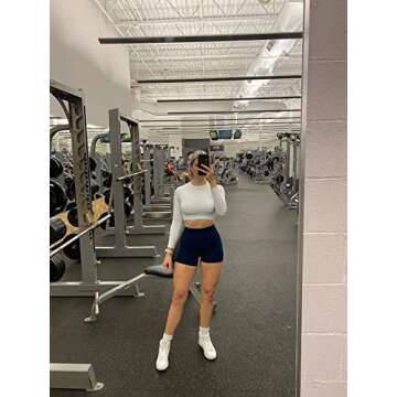 Seamless Scrunch Workout Shorts for Women by AUROLA