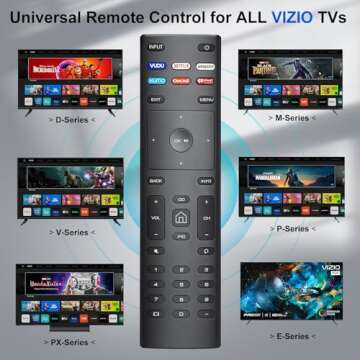 for VIZIO Smart TV Remote Replacement, Universal for VIZIO Remote Control XRT136【Pack of 2】