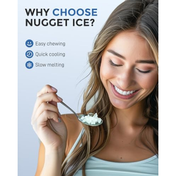 Compact Nugget Ice Maker for Home & RV