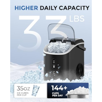 Compact Nugget Ice Maker for Home & RV