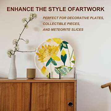 5 Pack 6-Inch Plate Stands for Display - Elegant Metal Holders