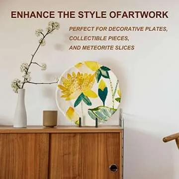 5 Pack 6-Inch Plate Stands for Display - Elegant Metal Holders