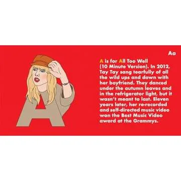 Taylor Swift Legends Alphabet