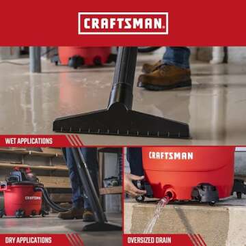 CRAFTSMAN 16 Gallon Wet Dry Vac - Ultimate Cleaning Tool