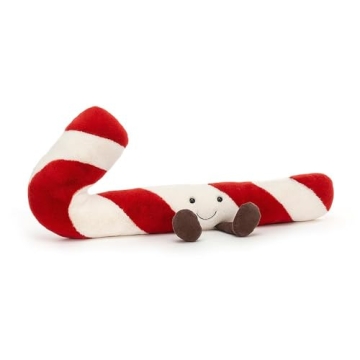 Jellycat Amuseables Candy Cane Stuffed Toy for Christmas