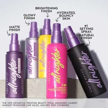 Urban Decay All Nighter Ultra Matte Setting Spray - Makeup Finishing Spray - Lasts Up To 16 Hours - Oil & Shine-Controlling Mist - Great for Oily Skin - 1.0 fl. oz