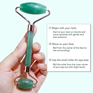 BAIMEI IcyMe Jade Roller Gua Sha Facial Tools Set