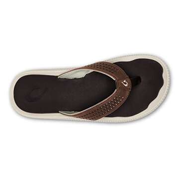 OLUKAI Ulele Men's Beach Sandals, Water-Resistant Comfort