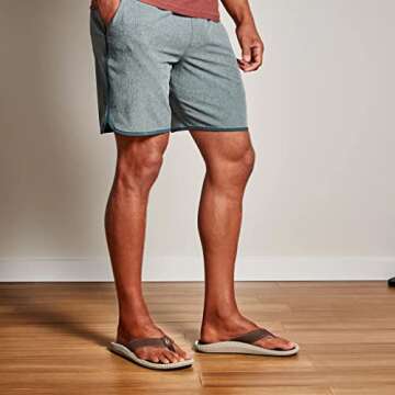 OLUKAI Ulele Men's Beach Sandals, Water-Resistant Comfort