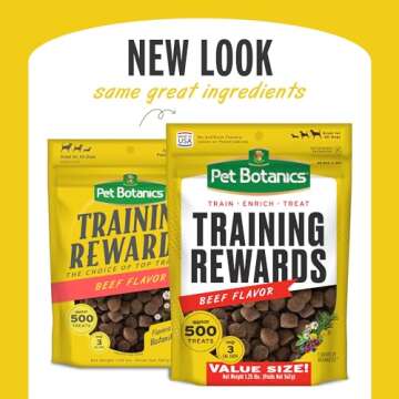 Pet Botanics Training Rewards Treats, Beef, 20 Ounces