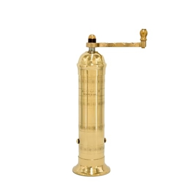 Premium 8-Inch Brass Pepper Mill for Flavorful Cooking