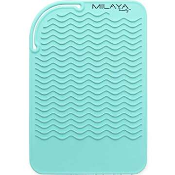 Heat Resistant Mat - Iron Mat - Curling Iron Holder - Silicone Heat Resistant Mat - Makeup Mat - Hot Tools Mat - Hot Tools Flat Iron Holder