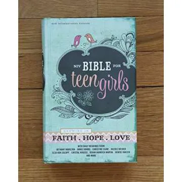 NIV, Bible for Teen Girls, Hardcover: Growing in Faith, Hope, and Love