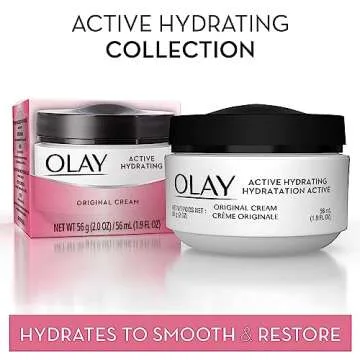 Olay Active Hydrating Cream Face Moisturizer, 1.9 fl oz