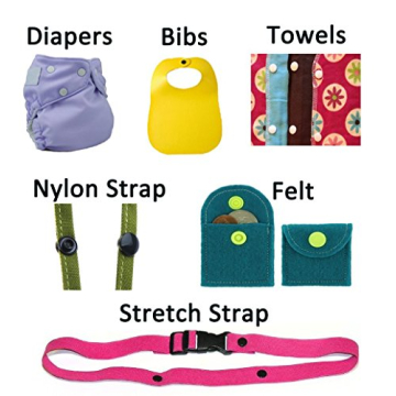 KAM Snaps Starter Kit - 360pcs Size 20 Fasteners & Pliers