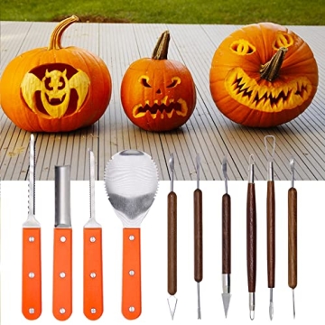 Professional 10-Piece Halloween Pumpkin Carving Kit