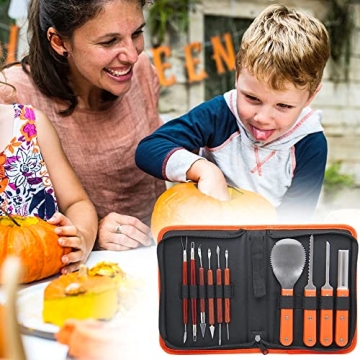 Professional 10-Piece Halloween Pumpkin Carving Kit