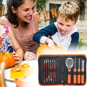Professional 10-Piece Halloween Pumpkin Carving Kit