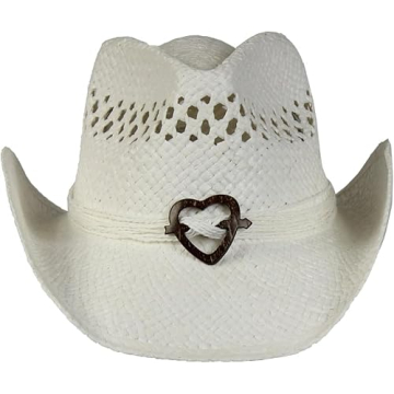 Vamuss Women's Cowboy Hat Lightweight Adjustable Boho Style